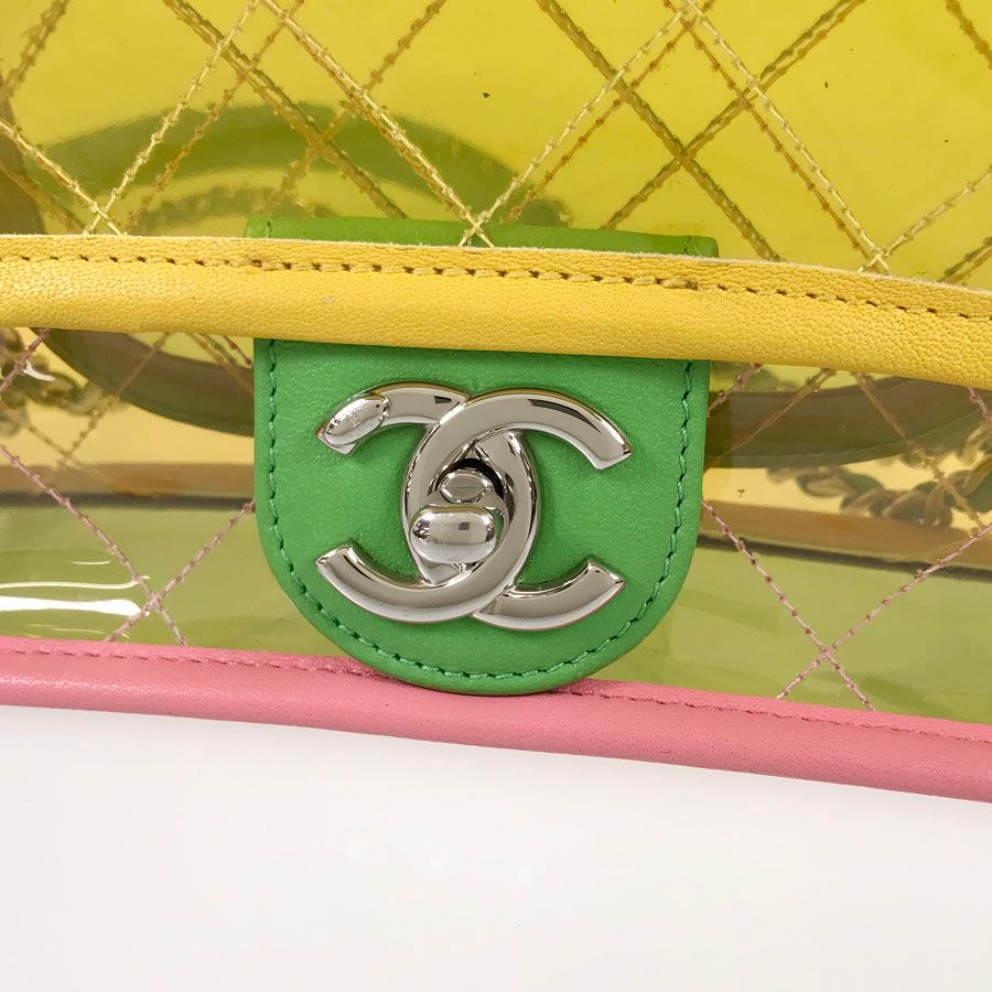 シャネル CHANEL Wチェーン ショルダー マトラッセ シルバー金具 ココ 