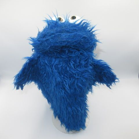 1980年80'sSESAME STREETセサミストリートCookie Monsterクッキーモンスター人形フィギュアぬいぐるみパペットビンテージ
