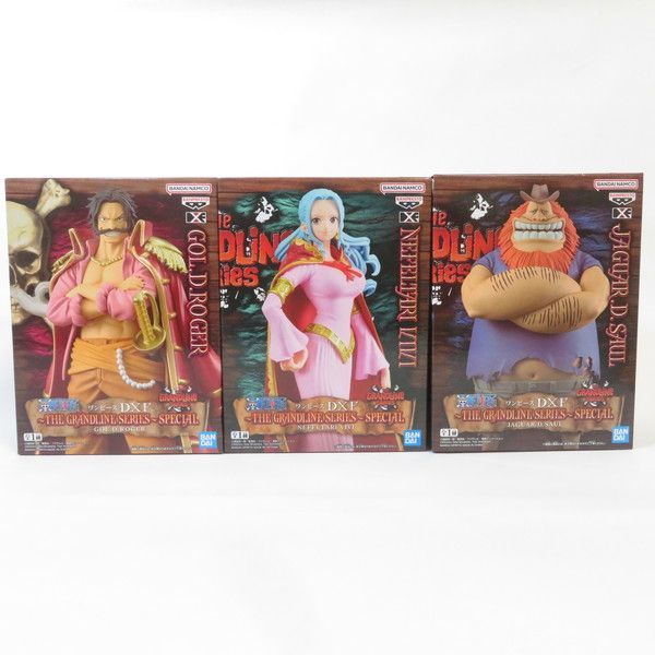 BANDAI NAMCO Entertainment - 中古 未開封品 DXF THE GRANDLINE SERIES SPECIAL ワンピース ゴール・D・ロジャー/ネフェルタリ・ビビ/ハグワール・D・サウロ 3体セット pr00544 中古 未開封品 DXF THE GRANDLINE SERIES SPECIAL ワンピース