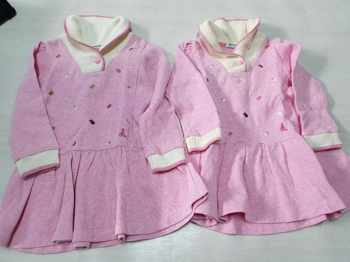 BEAN POLE(ビーンポール) 女児 ニット ワンピース 3 税金 4 2 チョンテク 1