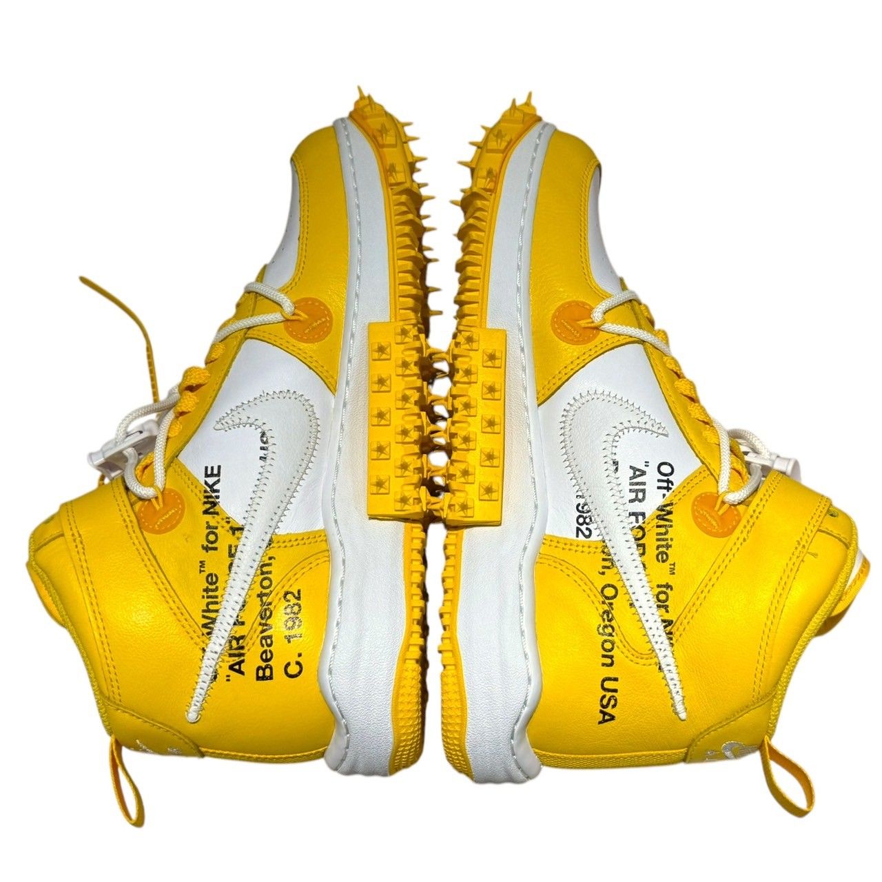 NIKE (ナイキ) × OFF-WHITE (オフホワイト) AIR FORCE 1 MID SP LTHR 