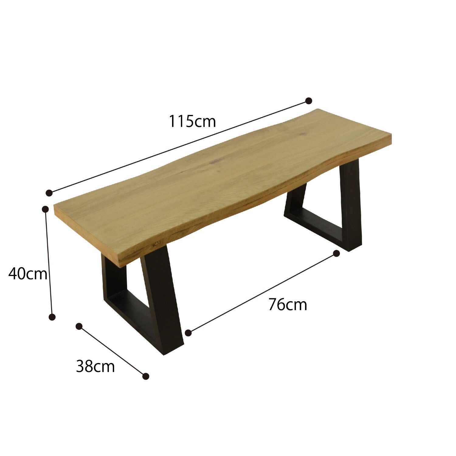 ダイニングベンチ 幅115cm