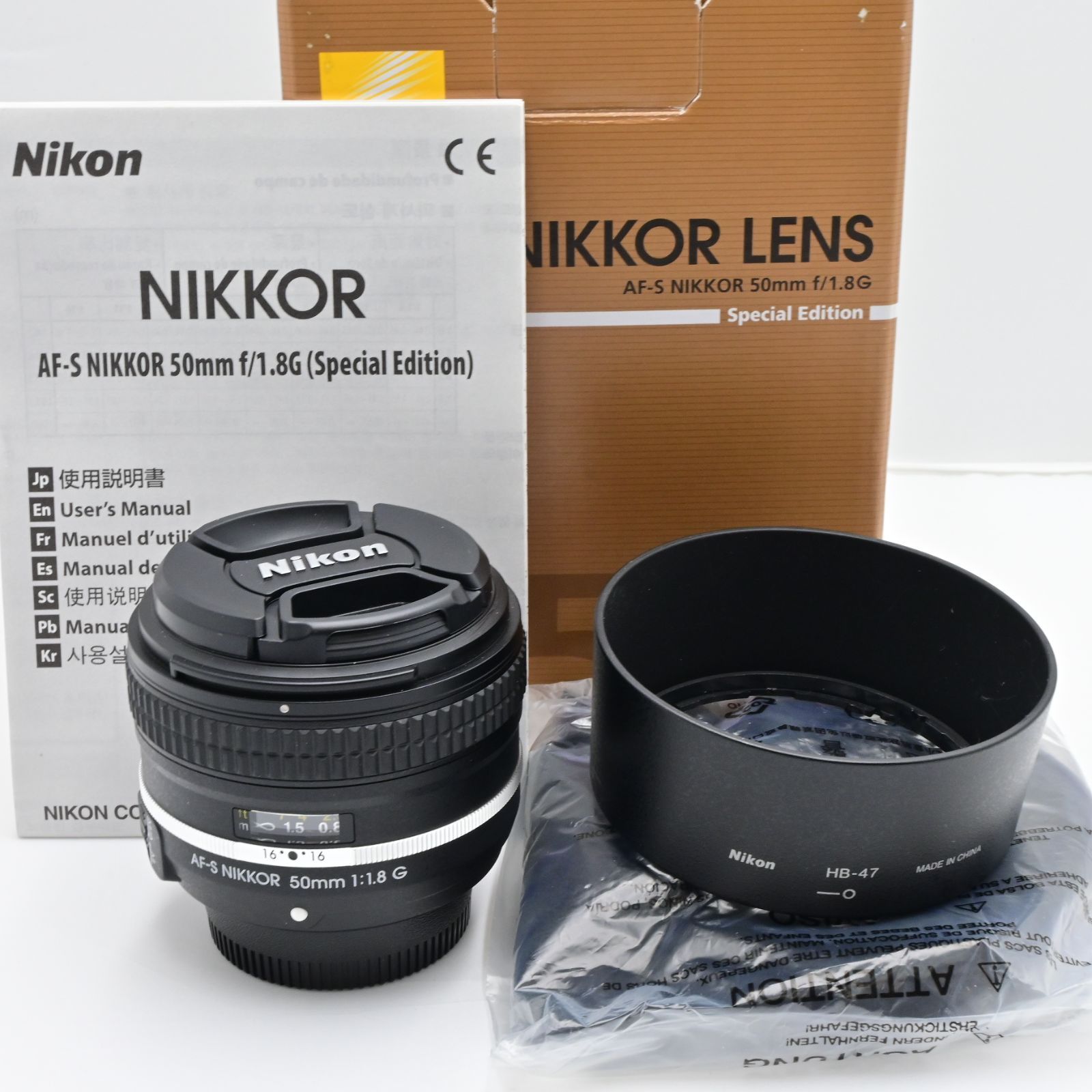 Nikon AF-S 50mm f/1.8 G 単焦点 レンズ-