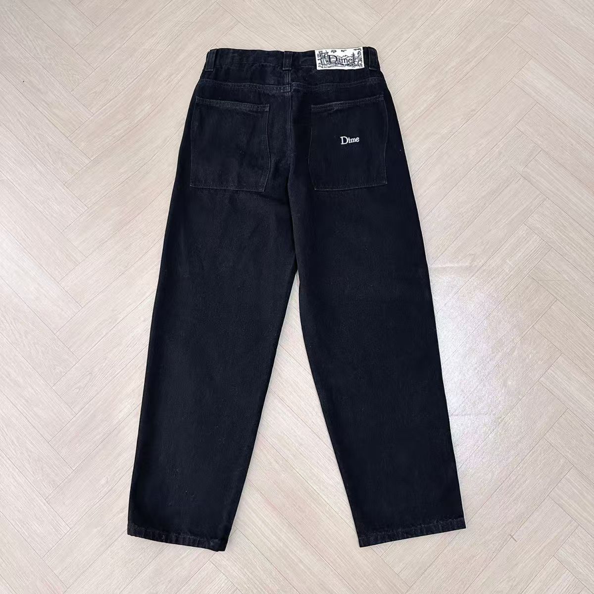 新品未使用品 Dime ダイム バギージーンズ デニム パンツ WASHED BLACK ブラック - メルカリ