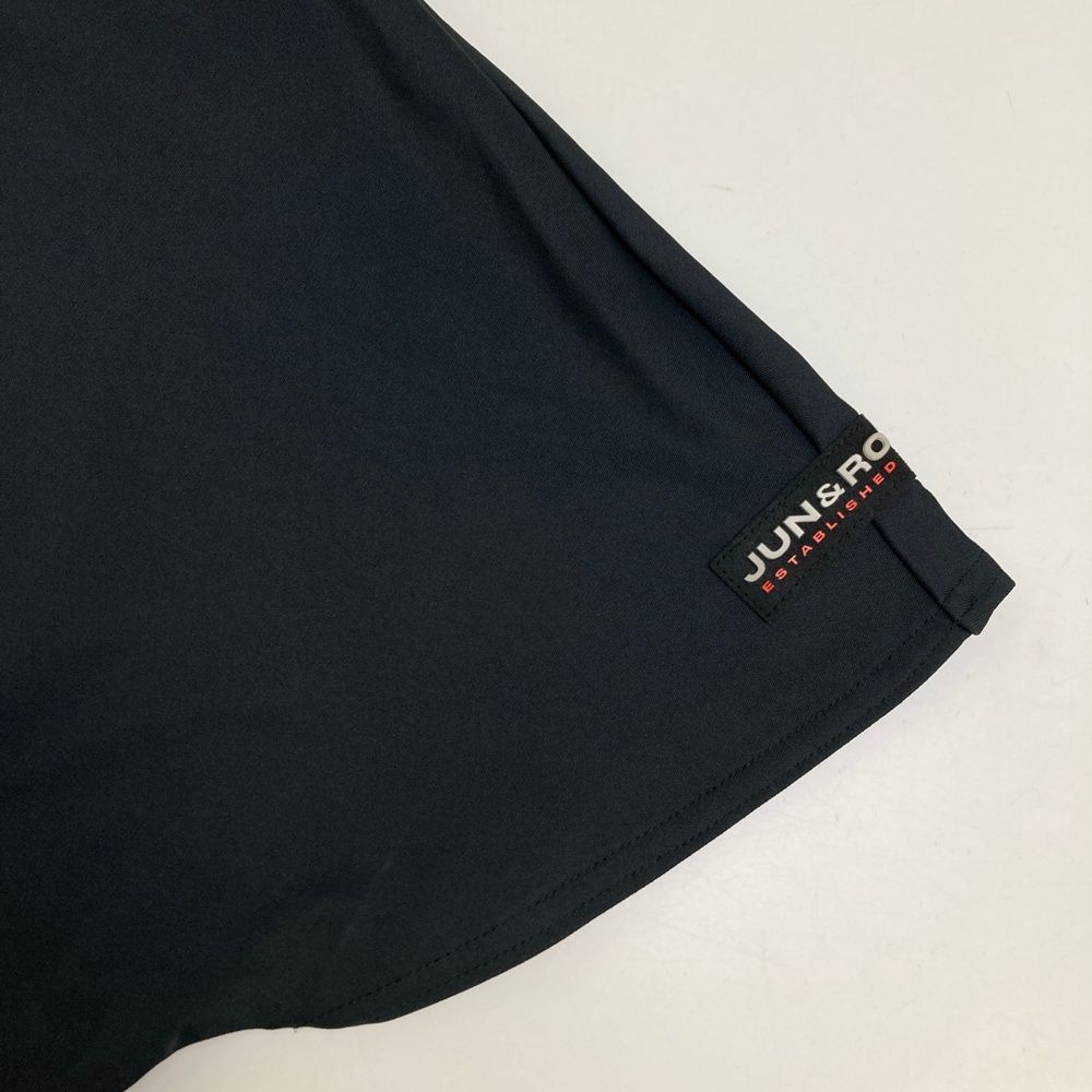 サイズ：L JUN&ROPE ジュン アンド ロペ 2023年モデル ハイネック 半袖Tシャツ  ブラック系 [240101474021] ゴルフウェア レディース ストスト サイズ：L JUN&ROPE ジュン アンド ロペ 2023年モデル