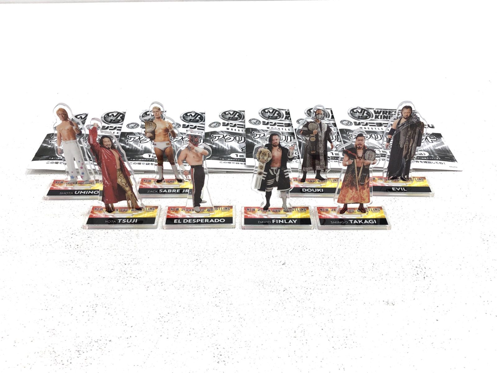 【新品未開封】シンニチプレミアムくじ フィニッシュ賞 アクスタ11種 コンプ 未開封】シンニチプレミアムくじ 海野翔太 選手 アクリル