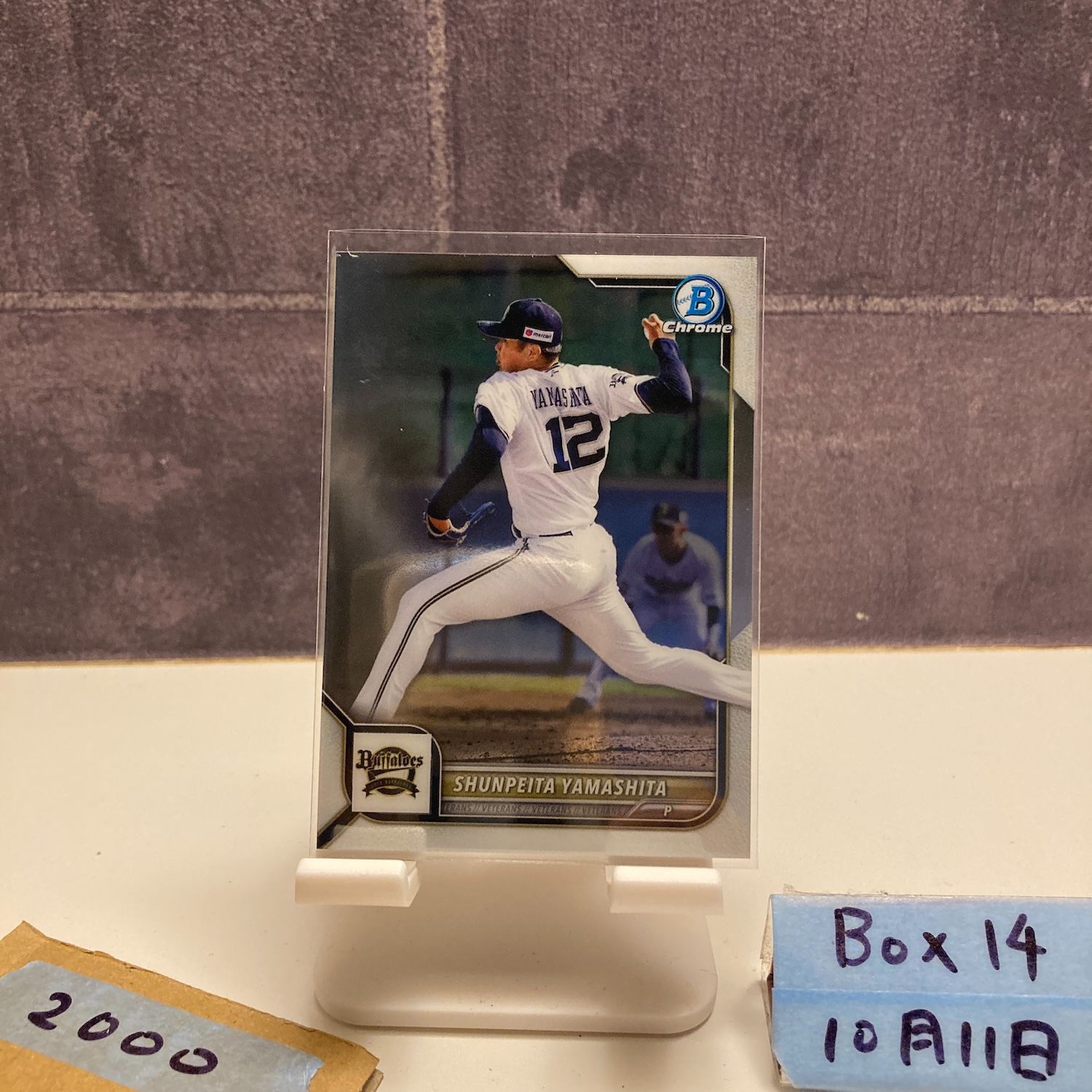 2022 TOPPS NPB クローム版 オリックス・ブルーウェーブ イチロー 直筆 