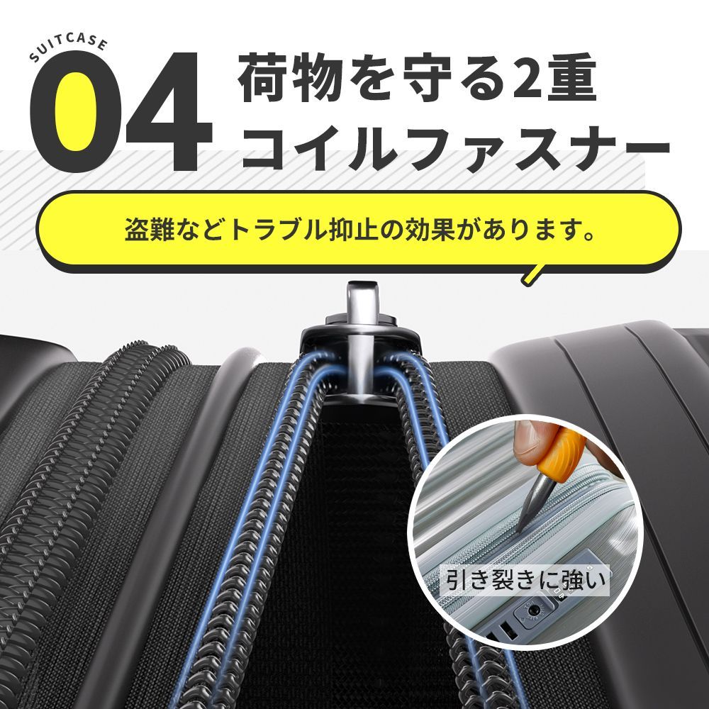 拡張機能付き スーツケース