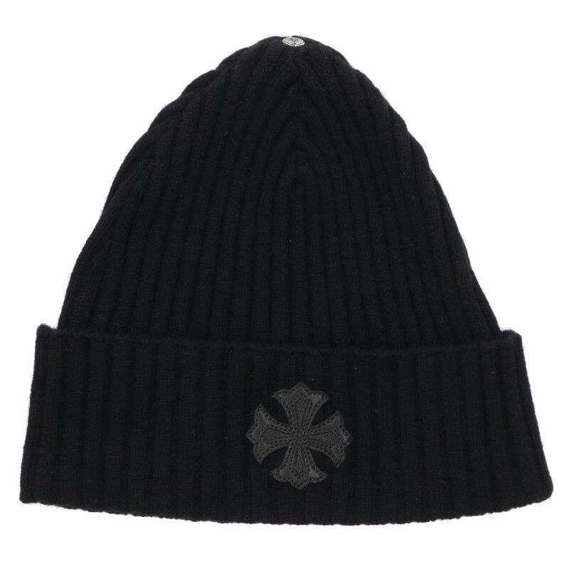 クロムハーツ CHプラスパッチカシミアニットビーニーキャップ メンズ ONE SIZE