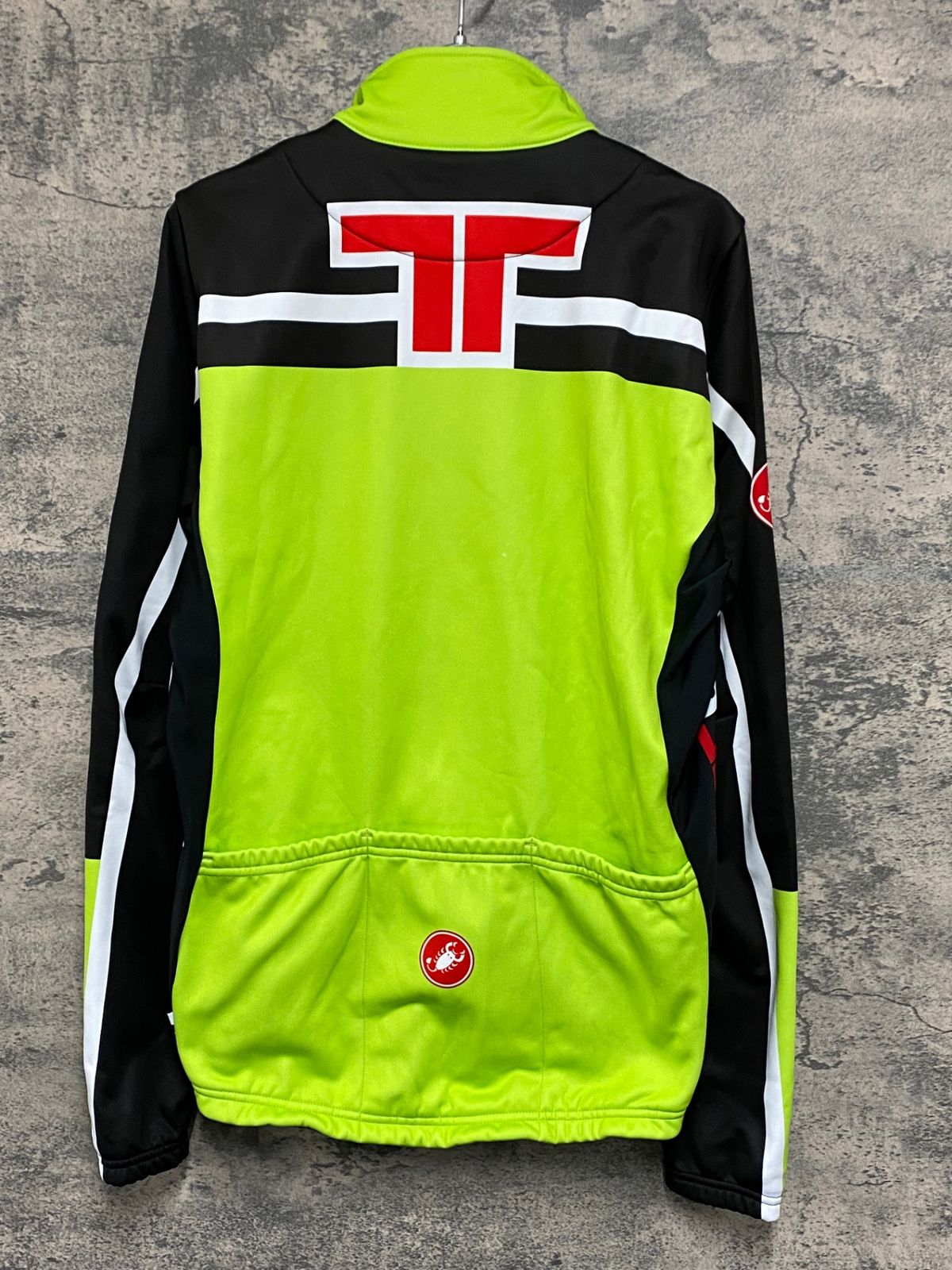 IZ653 カステリ CASTELLI サイクルジャケット 裏起毛 厚手 L