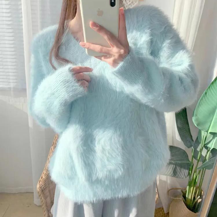 美品！ドゥーズィエムクラス ふわふわ シャギープルオーバー