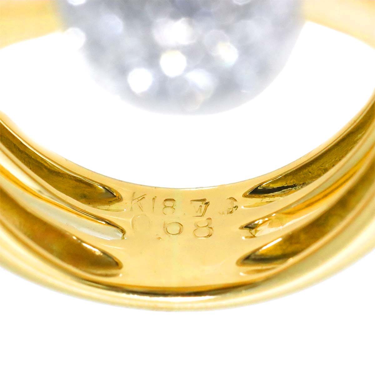 モニッケンダム MONNICKENDAM 11号 リング ダイヤ 0.68ct K18 YG
