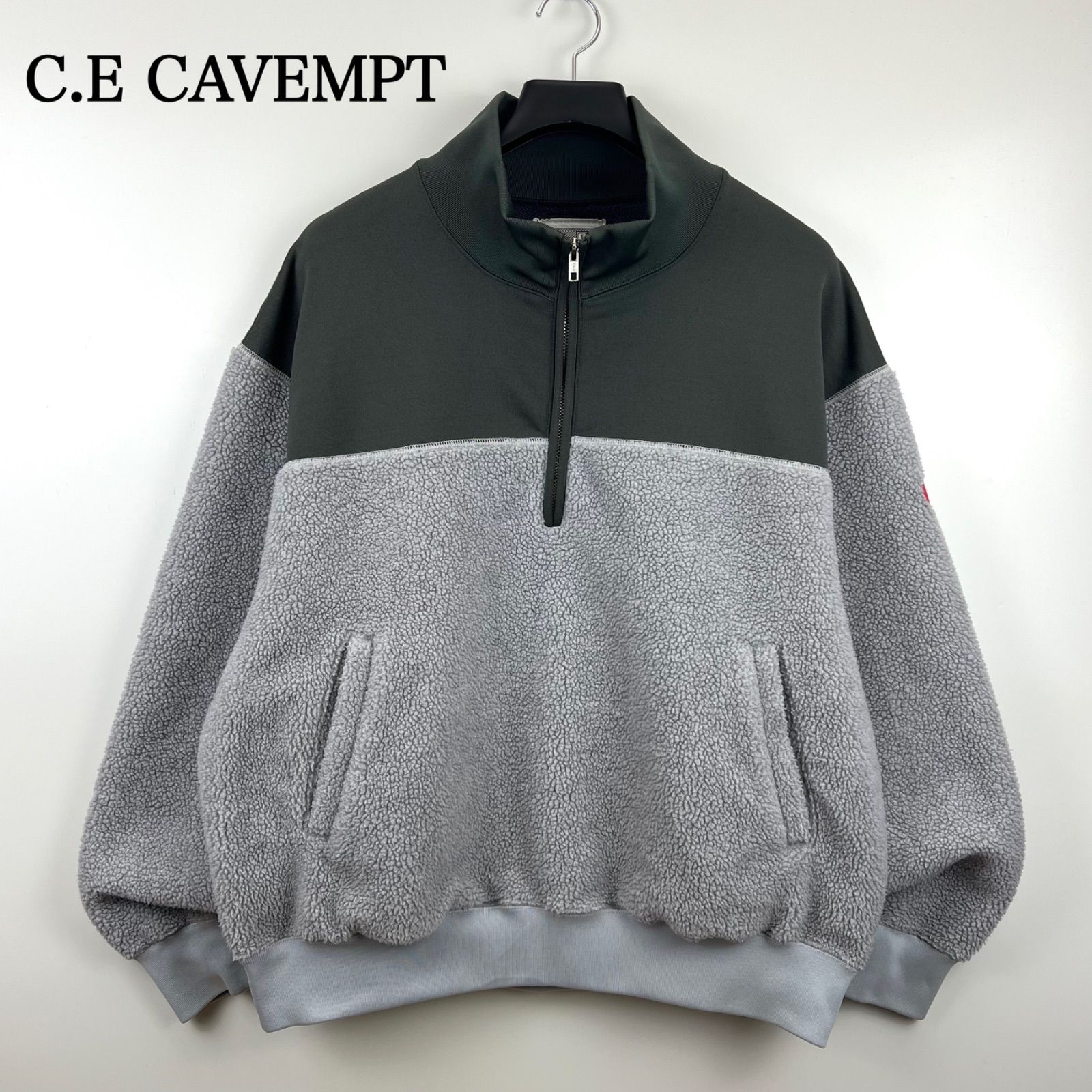美品！！大人気！C．E シーイー cavenpt キャブエンプト C.E シーイー cavempt c.e ハーフジップフリース C.E(CAV EMPT