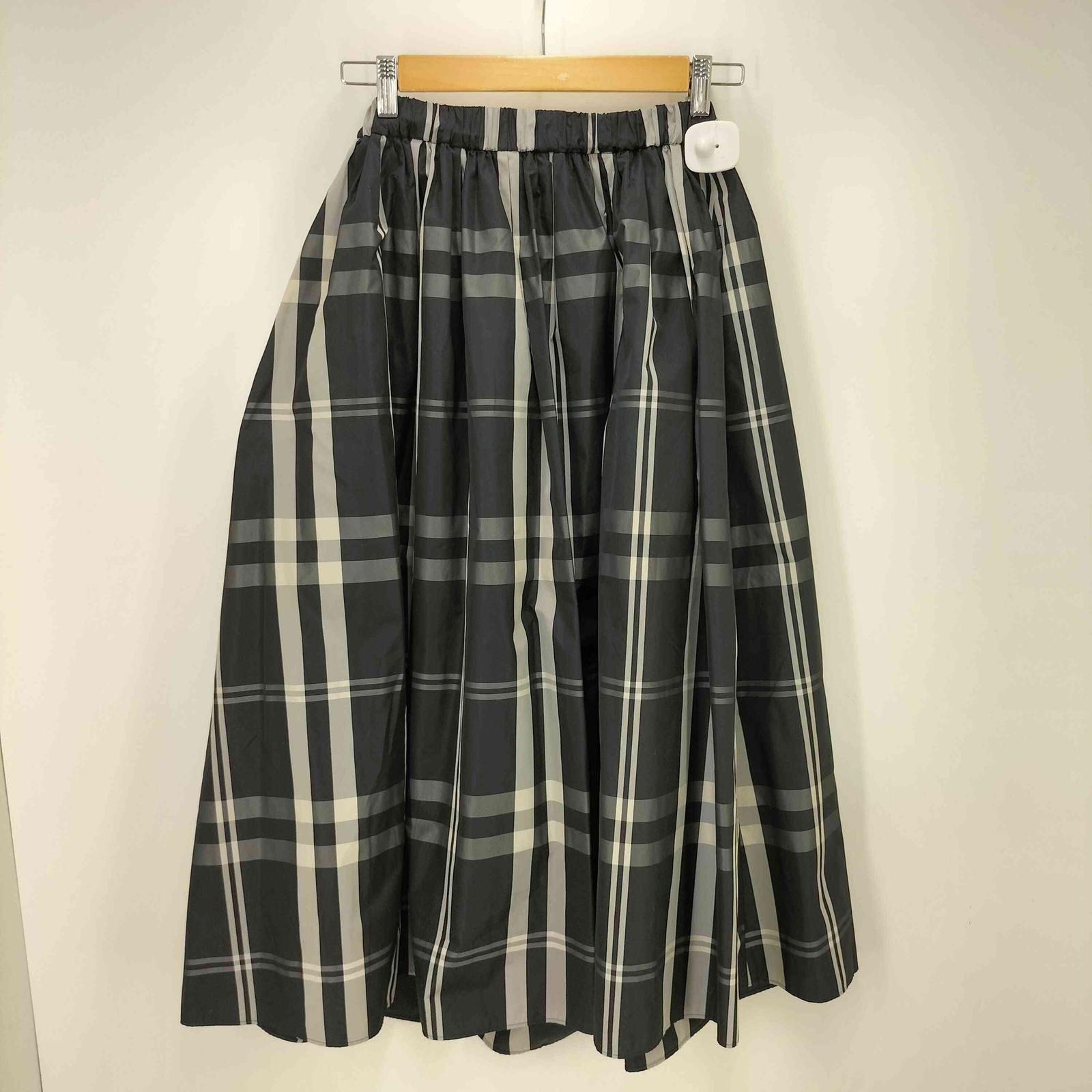 UNITED ARROWS タフタチェックスカート38 ユナイテッドアローズ UNITED