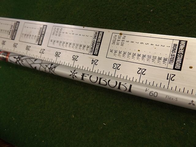 224】FUBUKI V 60 S 40.75インチ 三菱 フブキ シャフト単品