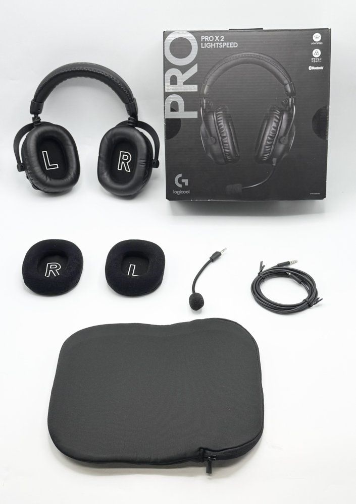 Logicool G PRO X 2 LIGHTSPEED ワイヤレス ゲーミングヘッドセット G-PHS-005WLBK