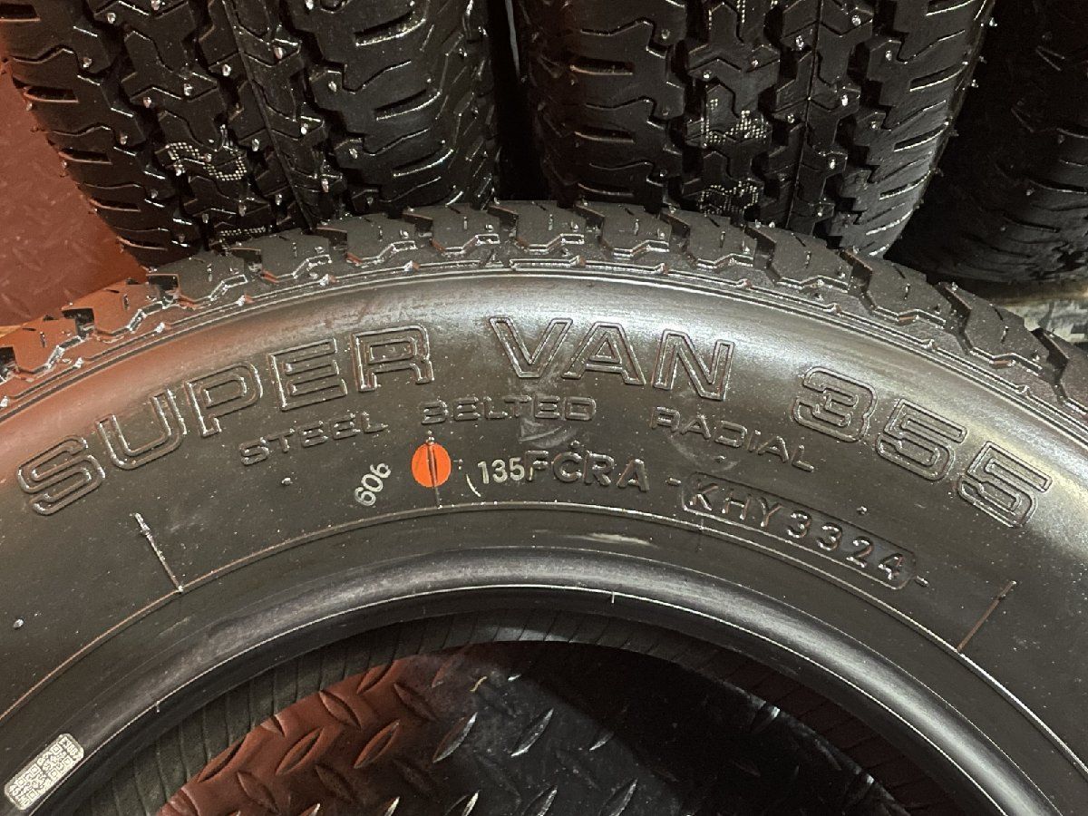 新品】2024年製 YOKOHAMA SUPER VAN355 145R12 6PR LT 12インチ 夏