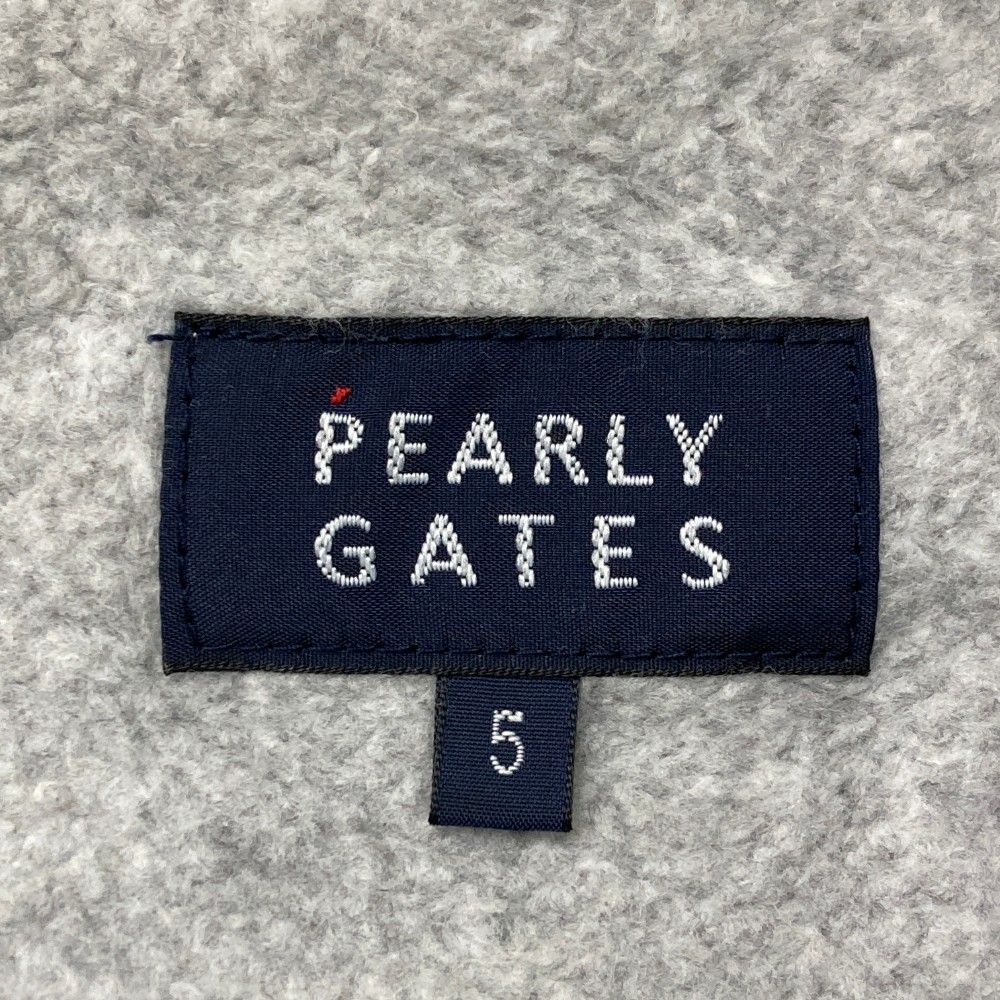 サイズ：5 PEARLY GATES パーリーゲイツ 2024年モデル 裏起毛 スウェットロングパンツ  グレー系 [240101446125] ゴルフウェア メンズ ストスト サイズ：5 PEARLY GATES パーリーゲイツ 2024年モデル 裏起毛