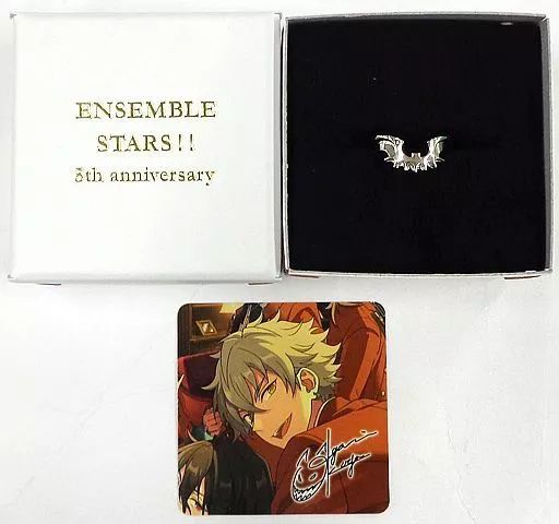 銀製品・指輪・アクセサリー(キャラクター)　大神晃牙 アニメイトリング フリーサイズ 「あんさんぶるスターズ!! 5th Anniversary」 中古】銀製品・指輪・アクセサリー(キャラクター) 大神晃牙