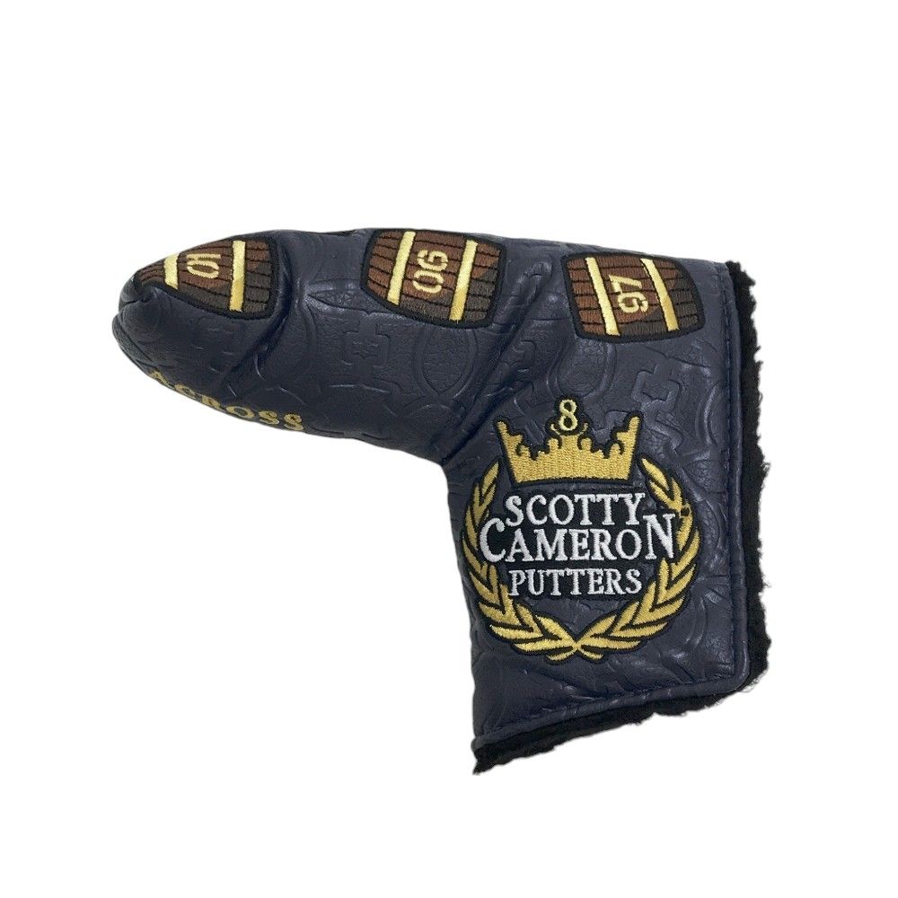 SCOTTY CAMERON スコッティキャメロン 2019 全英オープン ピン型 パター ヘッドカバー dancing barrel ネイビー系 PT [240101288480] ゴルフウェア ストスト