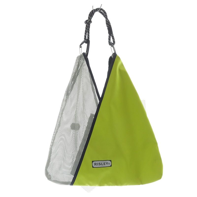 RISREY×OUTDOORのトライアングルフリルメッシュバック　イエロー系 RISREY×OUTDOORのトライアングルフリルメッシュバック イエロー