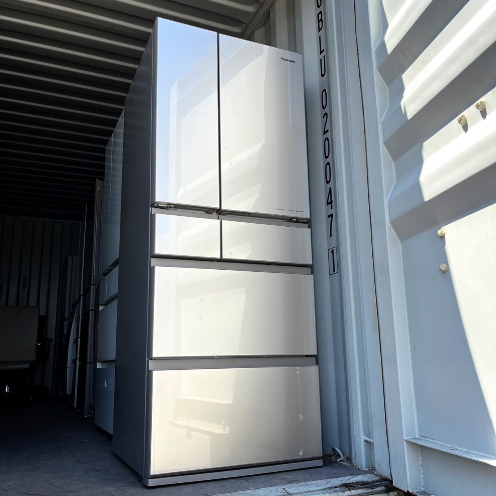 取付無料！パナソニック はやうま冷凍 高性能おしゃれゴールド6ドア