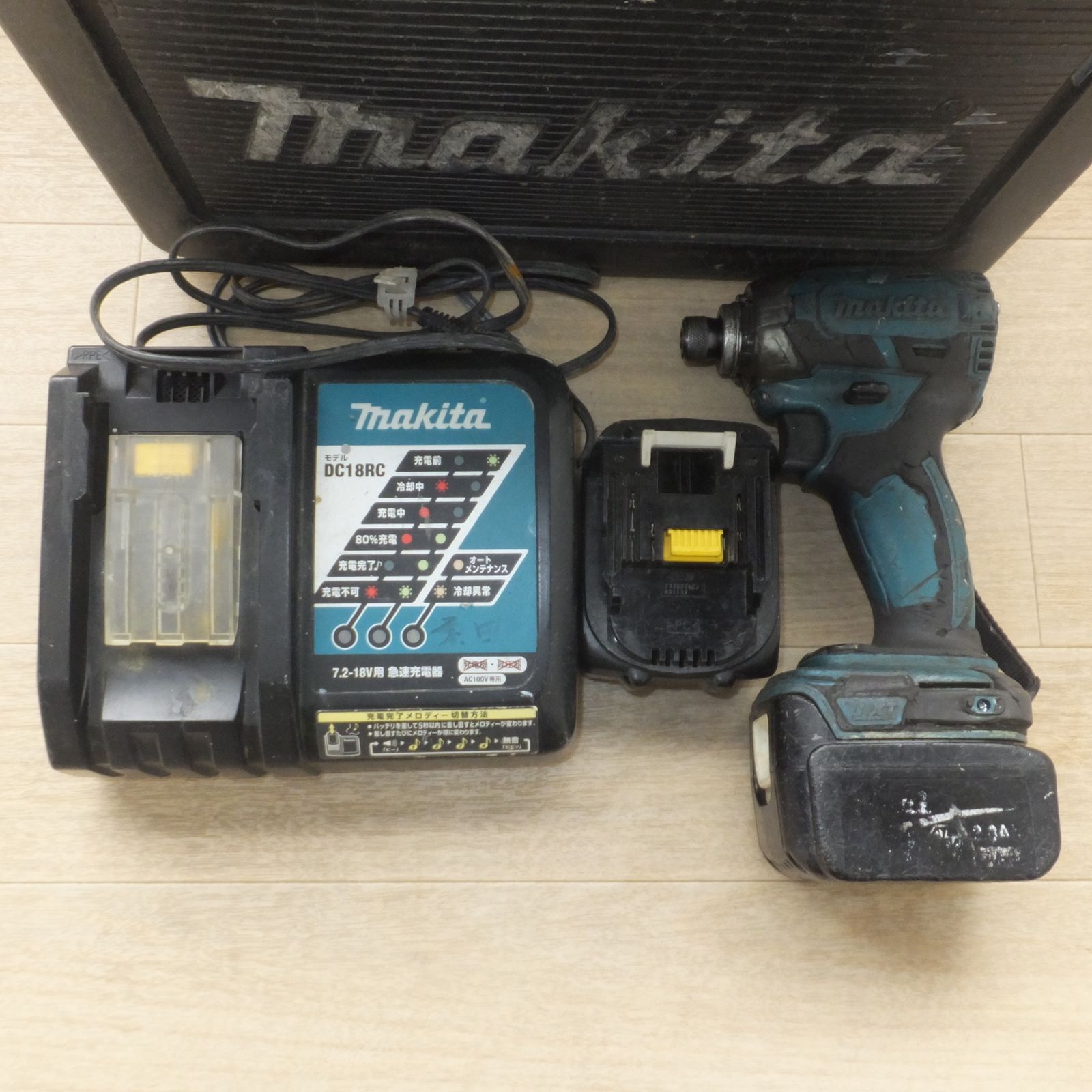 送料無料] ジャンク☆マキタ makita 充電式インパクトドライバ 