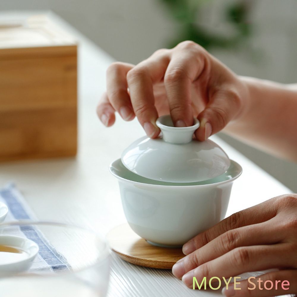 セラミック食器景徳鎮中国ボーンチャイナエナメルボウル箸と皿