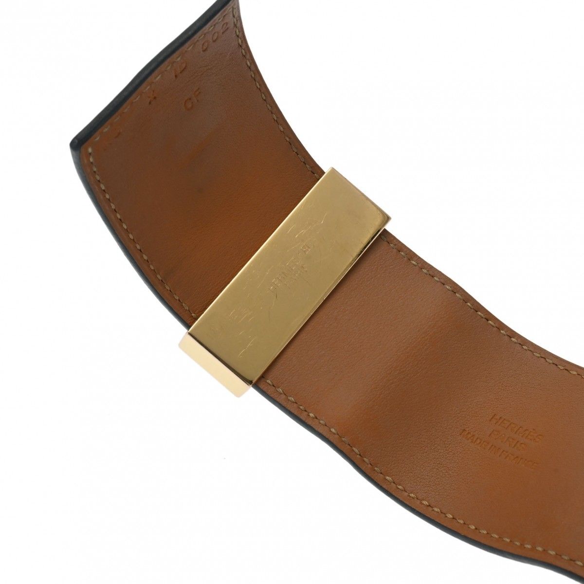 エルメス コリエドシアン 黒 ゴールド金具 X刻印(2016年頃) ユニ