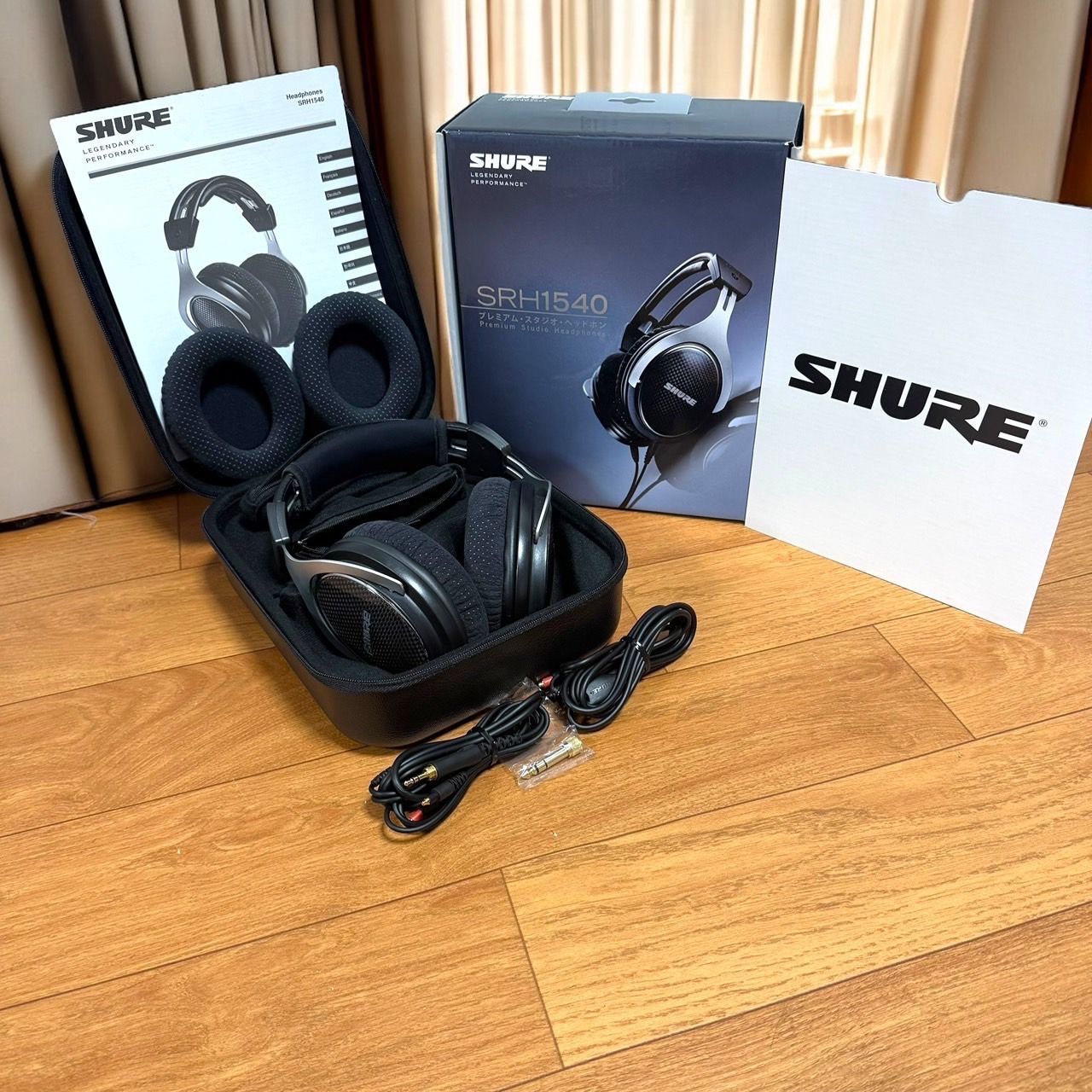SHURE 密閉型 プレミアム・スタジオ・ヘッドホン SRH1540 SRH1540-A