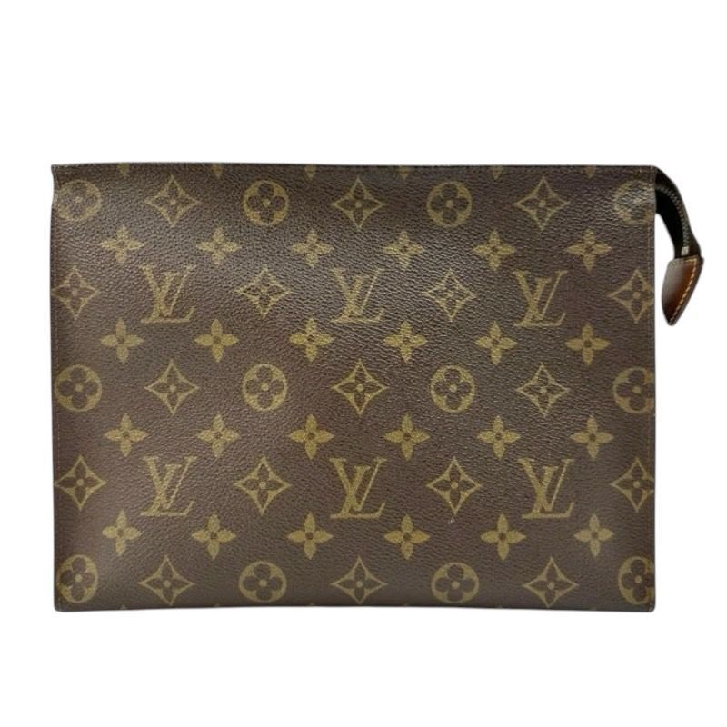 LOUIS VUITTON　ルイヴィトン　M47542　ポシェット・トワレット26　モノグラム・キャンバス×ブラウン系【中古】【g3101218927900008】