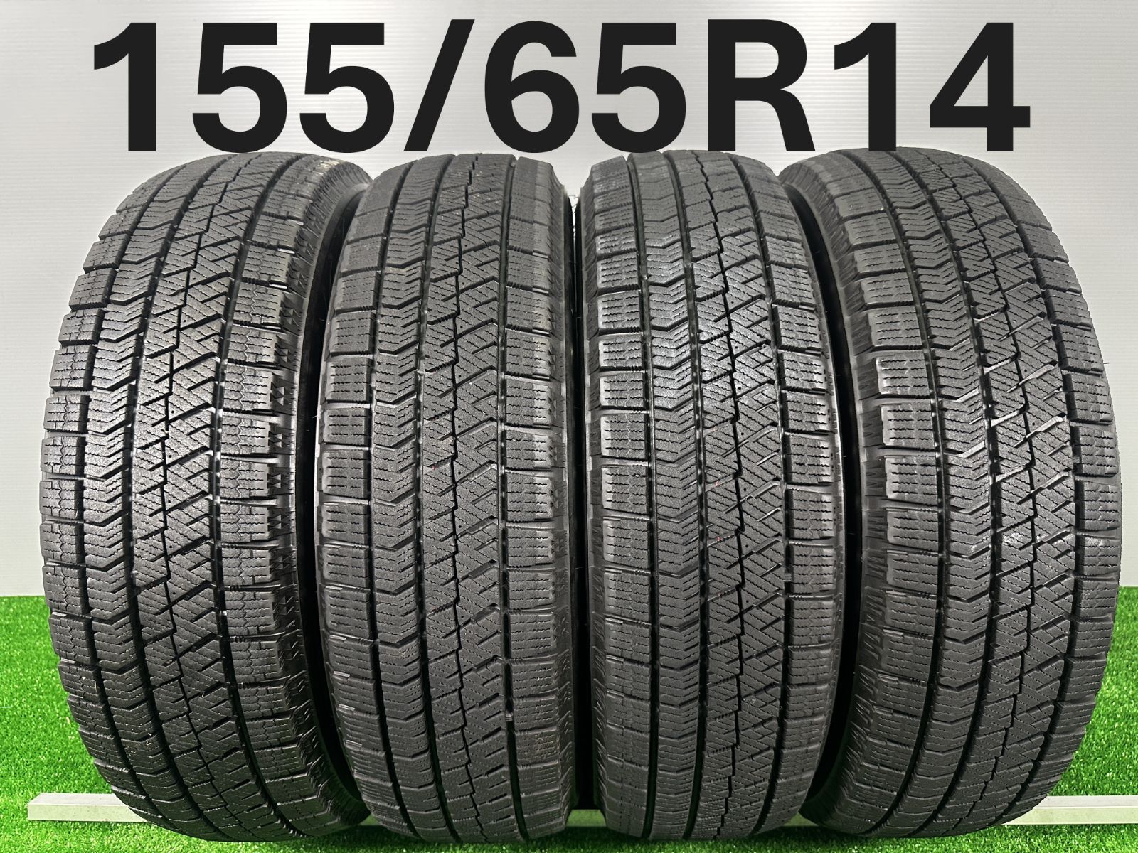155|65R14 ブリヂストン VRX2 2021～2025年製 4本 冬タイヤ スタッドレス TA105