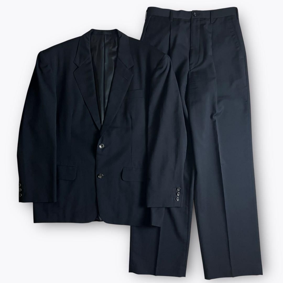 90s Y s for men ウールギャバセットアップ 100番 黒 2000000019734