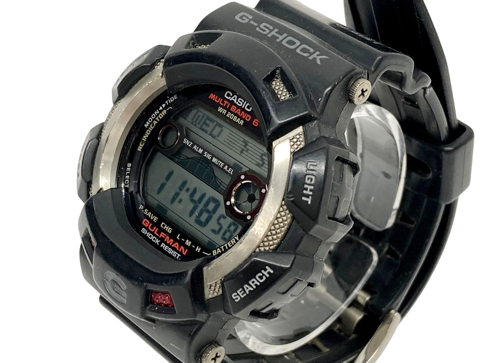 CASIO G-SHOCK ガルフマンデジタル腕時計 ブラック CASIO (カシオ) G-SHOCK Gショック MASTER OF G GULFMAN