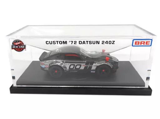 ミニカー 1|64 CUSTOM ’72 DATSUN 240Z シルバー×ブラック×オレンジ Hot Wheels HNL17