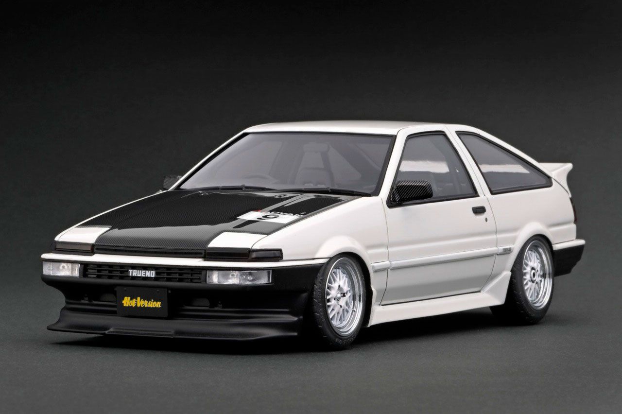 Toyota Sprinter Trueno AE86 3Door TK-Street Early Ver White 1 18 Scale