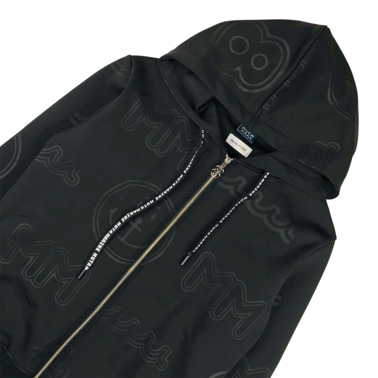 美品☆muta MARINE・ムータマリン ROYAL FLASH 別注 メンズ エンボス 