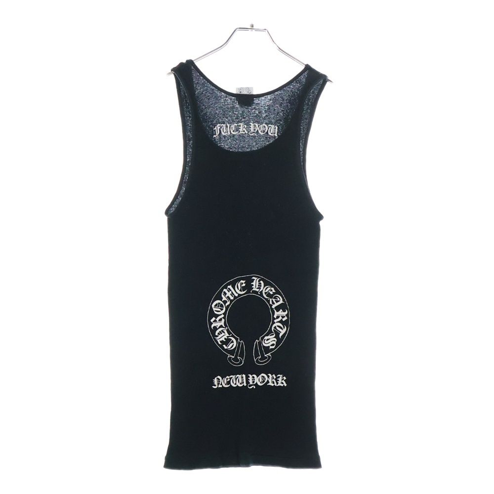 クロムハーツ　タンクトップ　希少ファックユープリント CHROME HEARTS クロムハーツ（原本無） FUCK YOU プリント