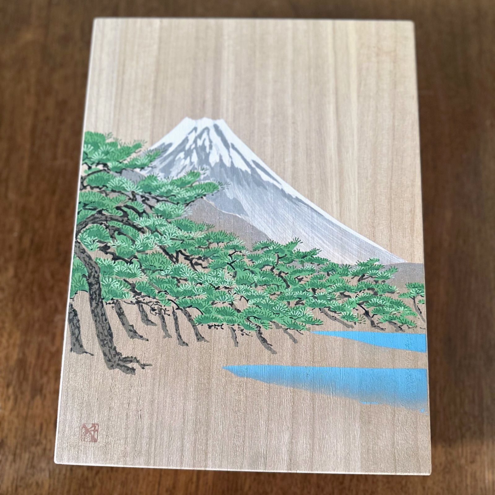 掛軸　富士　横山香秋　桐箱 楽天市場】掛け軸 四季草花 （横山香秋） 送料無料 【掛軸】【一