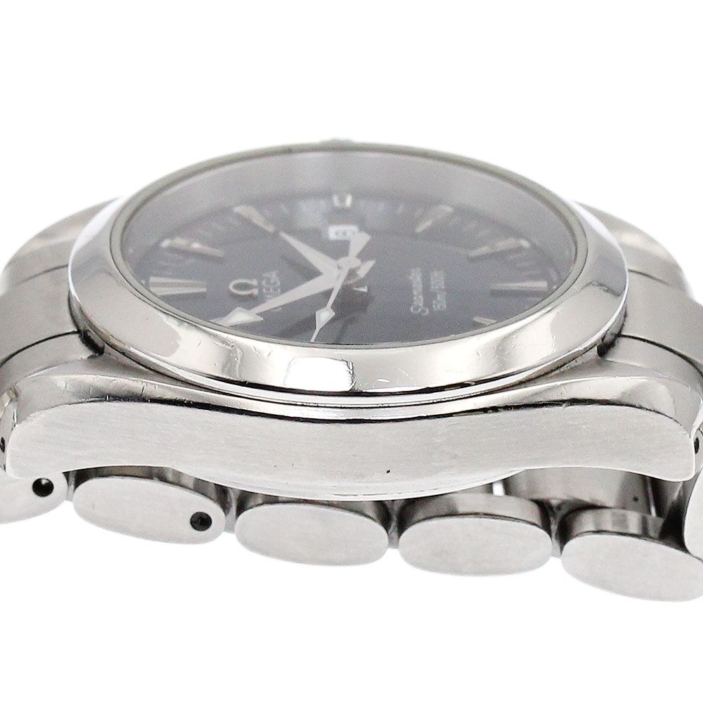 美品 オメガ レディース 2577.80 OMEGA Seamaster オメガ OMEGA 2577.80 シーマスター アクアテラ デイト クォーツ