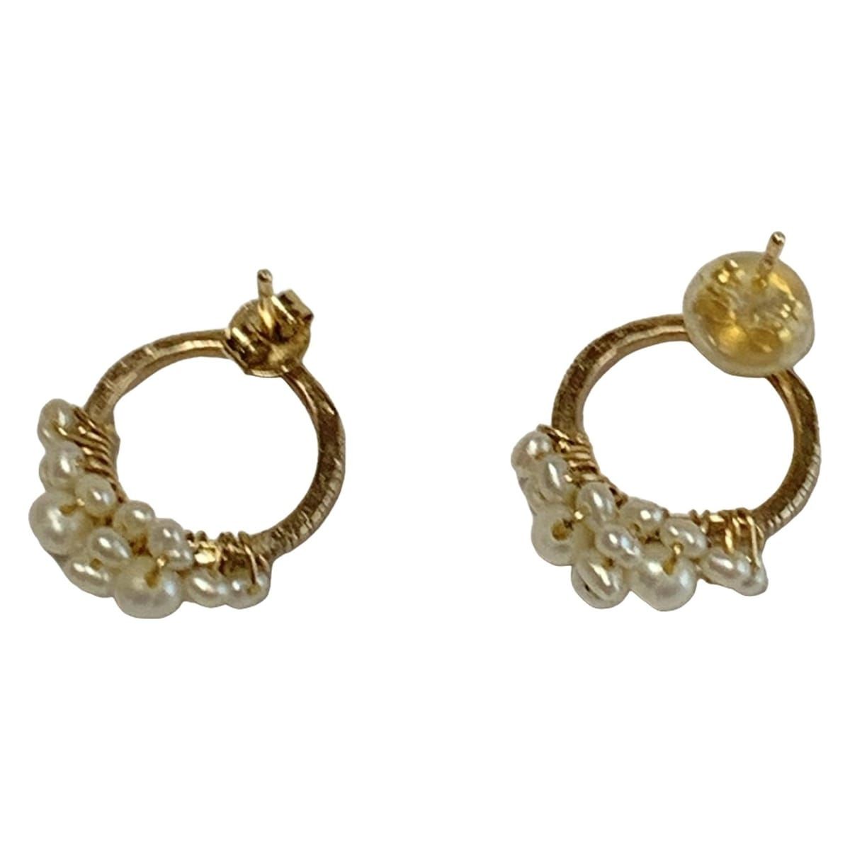 22k スクロールフープピアス　両耳　ゴールド　唐草　メンズ 22k スクロールフープピアス 両耳 ゴールド 唐草 メンズ Amazon