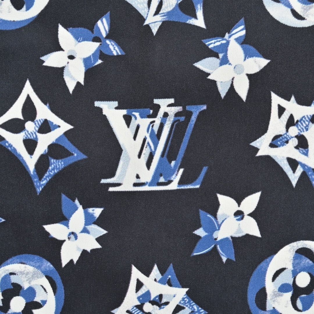 【安心着心地】【LV】モノグラム・ポワンテル半袖シャツ 今日特価】Louis Vuitton 24ss オールオーバーモノグラム半袖