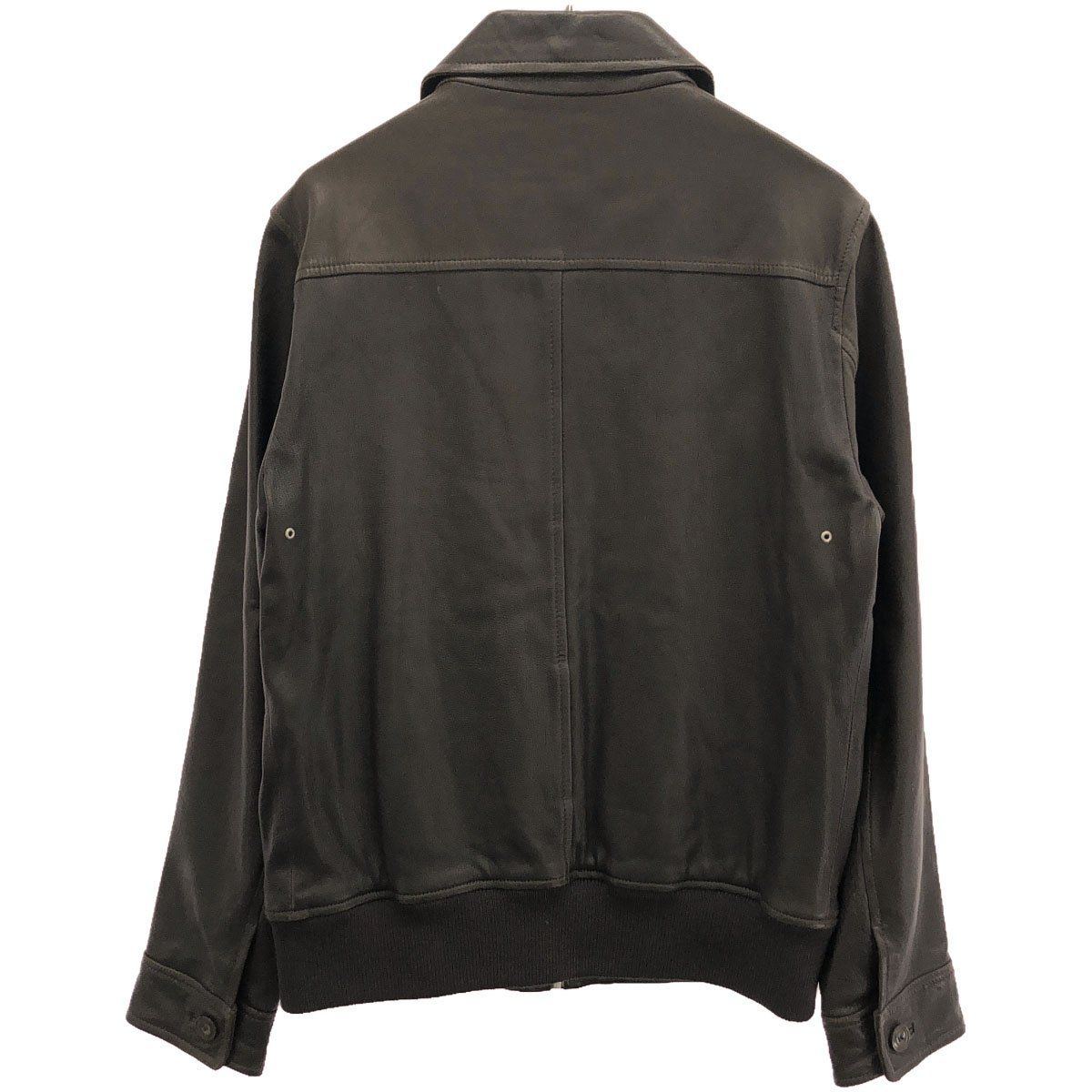 A.P.C アーペーセー MOTO BLOUSON ジップアップレザーブルゾン 