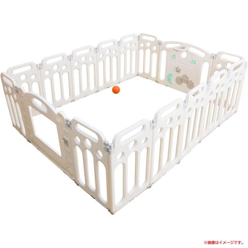 D6396◆ ベビーサークル フェンス ゲート ガード 安全柵 折りたたみ 窓付き 扉付き 滑り止め 設置簡単 工具不要 事故防止設計 赤ちゃん ベビー BabyGoo