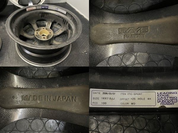 RAYS ITC-SPORT SEBRING レイズ セブリング 16インチ 4本