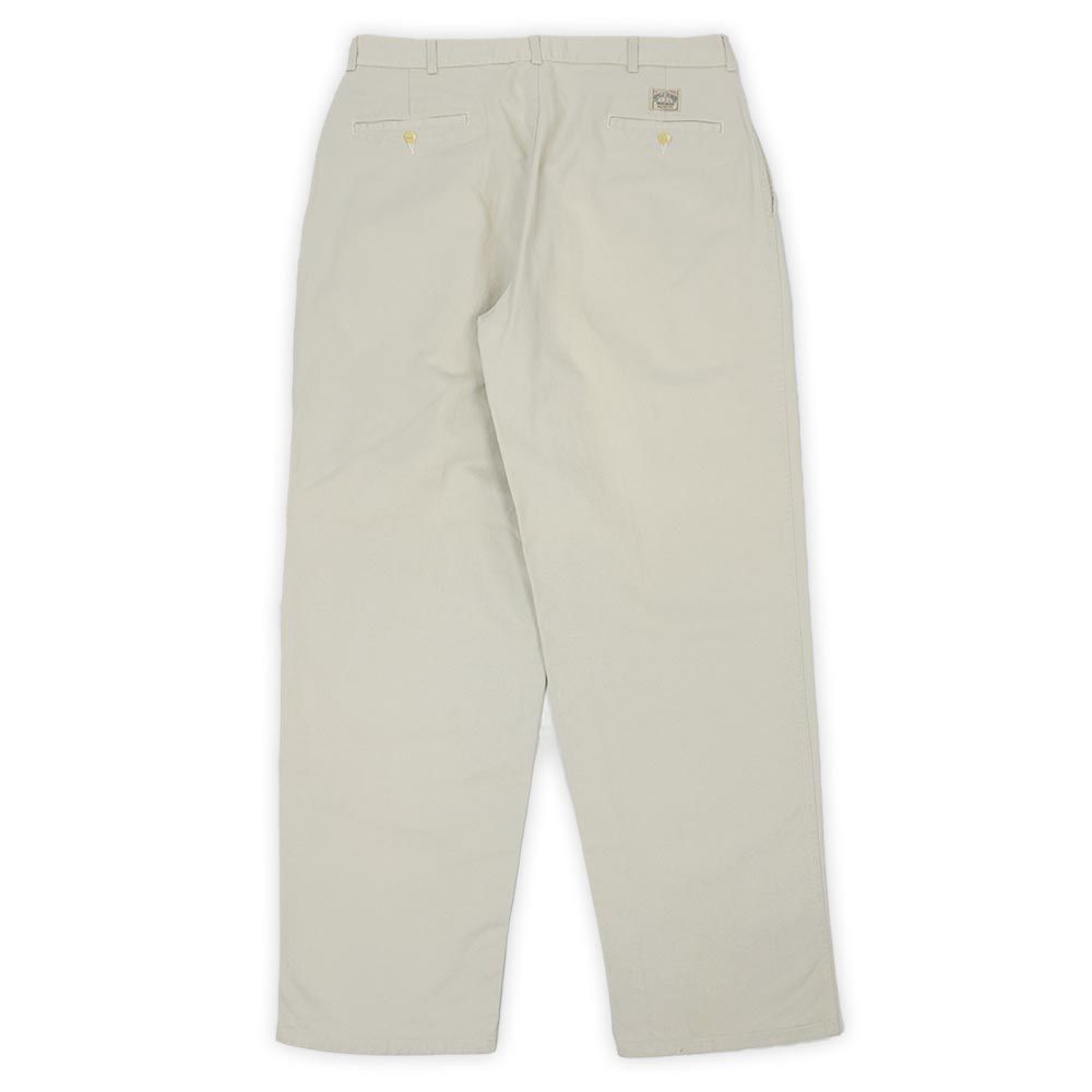 新品未使用　タグ付き　90s-00s　ラルフローレン　チノパン　薄ベージュ　34 ポロラルフローレン POLO RALPH LAUREN 90s 90年代 2タック チノ
