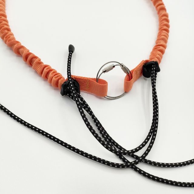 meanswhile Bungee Leather Neck Strap ネックストラップ