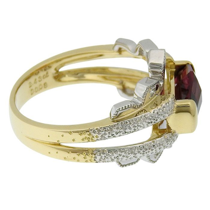 10/美品 田崎真珠 タサキ K18WG ダイヤ計0.25ct リング 指輪 10/美品 田崎真珠 タサキ K18WG ダイヤ計0.25ct リング 指輪