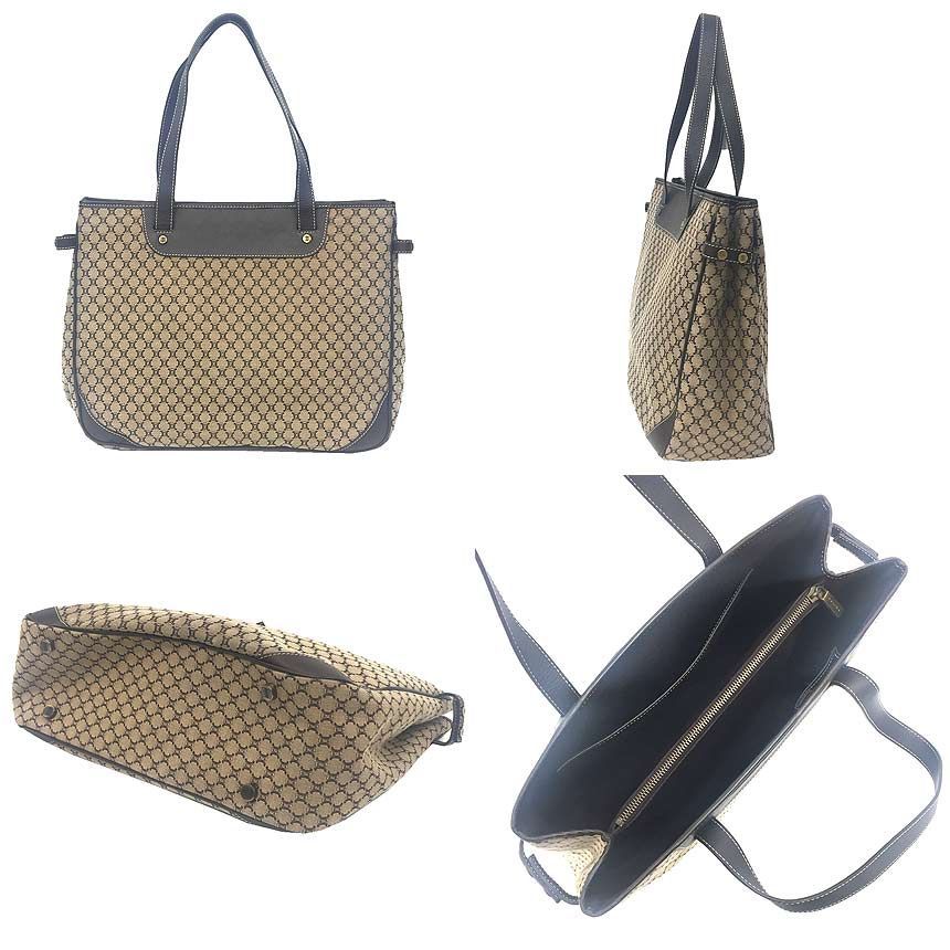 Celine セリーヌ トートバッグ マカダム柄 aq11400 CELINE セリーヌ マカダム柄 トートバッグ ナイロン素材