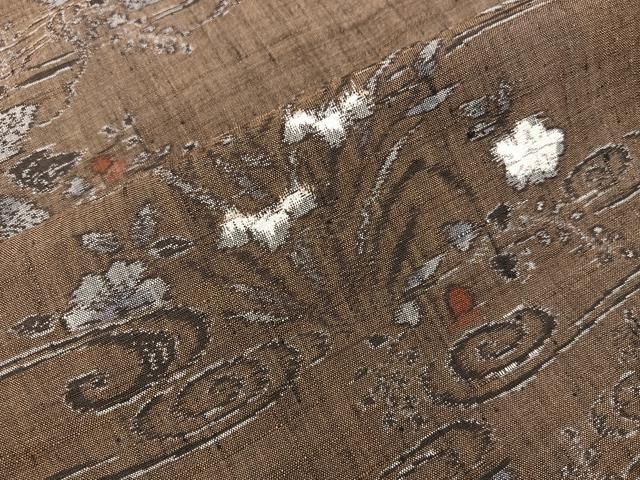 平和屋着物□訪問着 紬地 流水文 正絹 逸品 BAAU7220mz